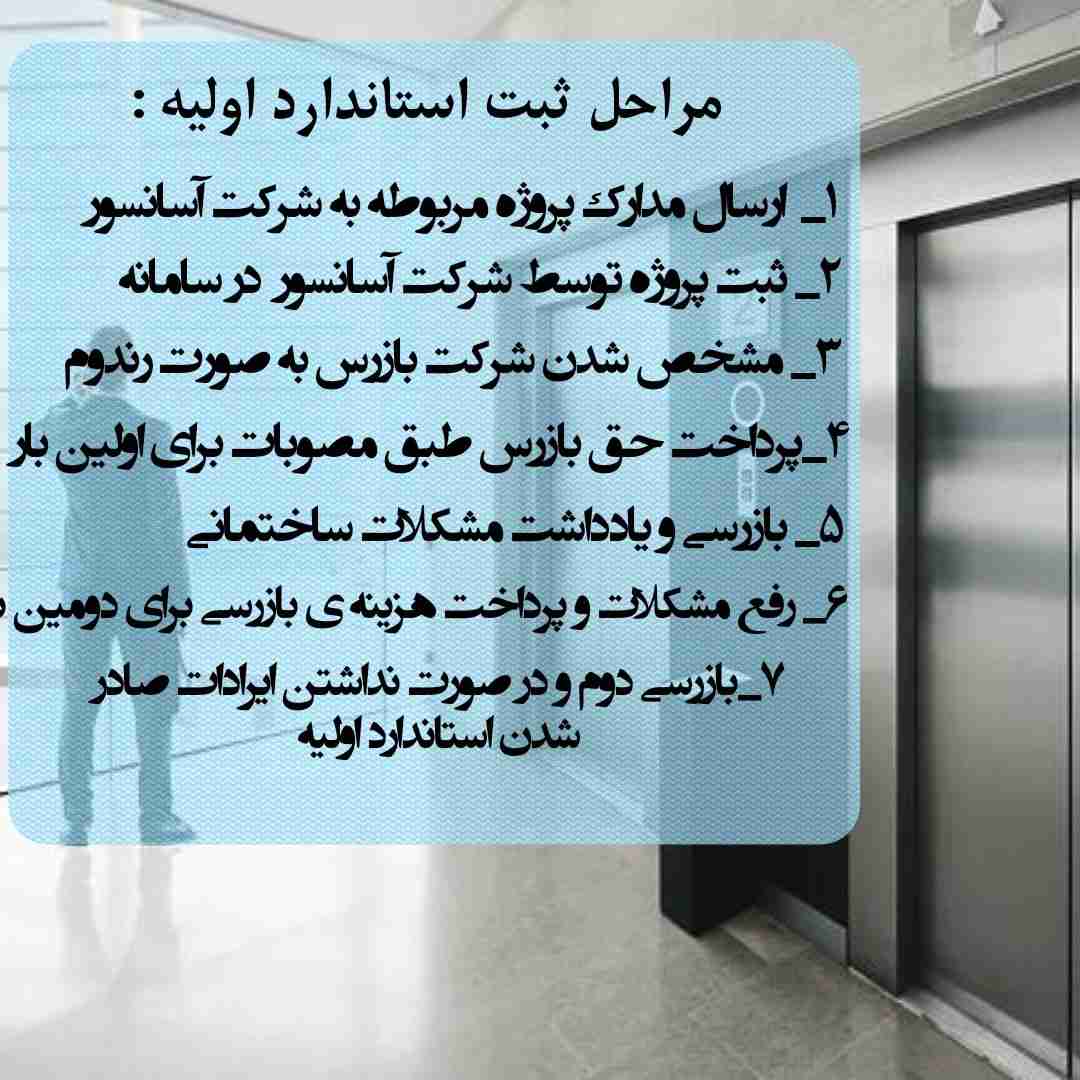 هزینه استاندارد ادواری آسانسور